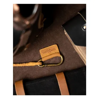 cafe 4 racer - Trip Machine Braided key chain tan - Tripmachine Key Chain 