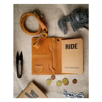 cafe 4 racer - Trip Machine Explorer peněženka vintage tan - Tripmachine Peněženka 