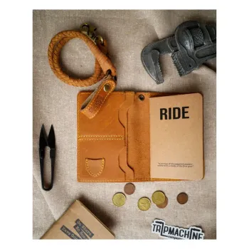 cafe 4 racer - Trip Machine Explorer peněženka vintage tan - Tripmachine Peněženka 