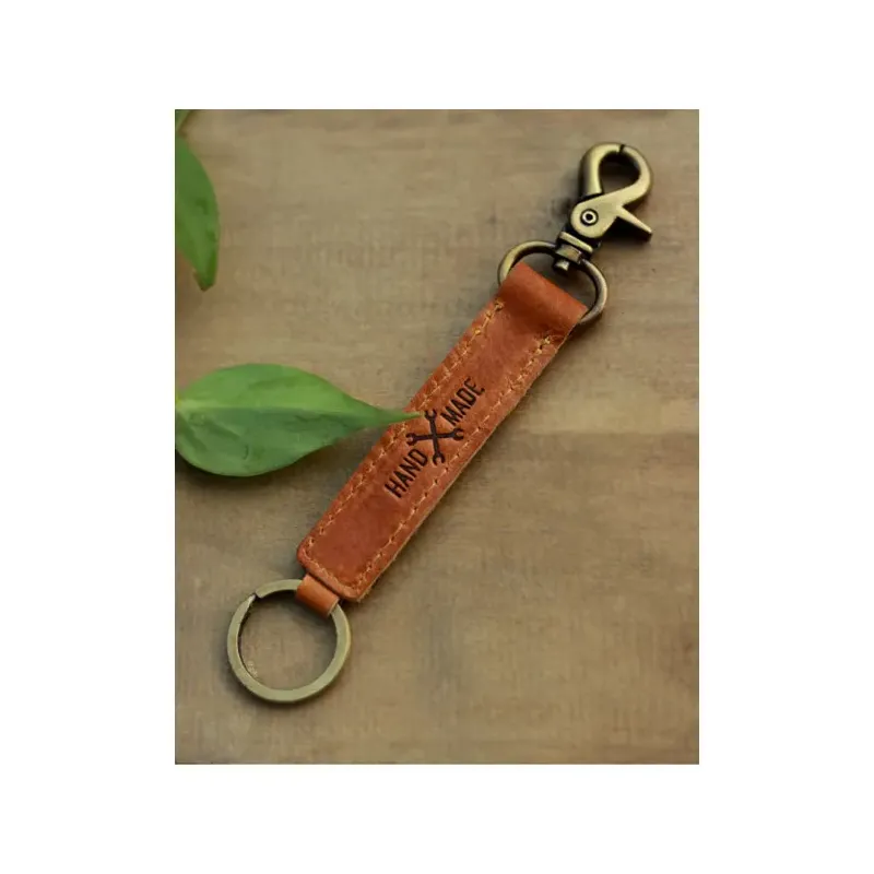 cafe 4 racer - Trip Machine Classic keyring vintage tan - Tripmachine Key Fobs 