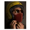 cafe 4 racer - Trip Machine Face mask cherry red - Tripmachine Nákrčníky & šátky 