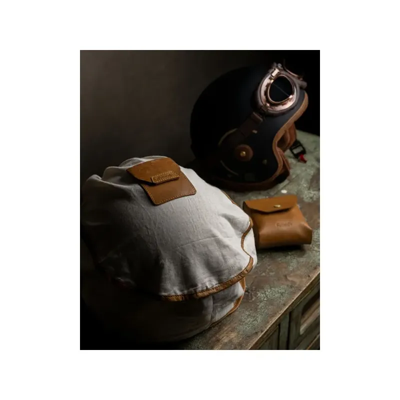 Taška na prilbu Trip Machine Trooper vintage tan