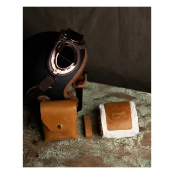 Taška na prilbu Trip Machine Trooper vintage tan
