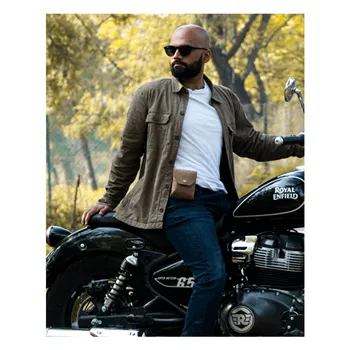 cafe 4 racer - Taška na prilbu Trip Machine Trooper tabakovo hnedá - Tripmachine Tašky 