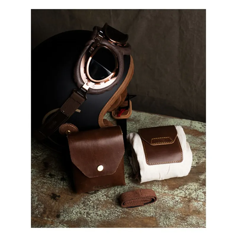 Taška na prilbu Trip Machine Trooper cognac