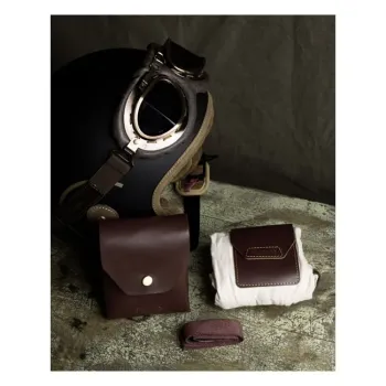 cafe 4 racer - Trip Machine Trooper helmet bag caffeine - Tripmachine Bags 