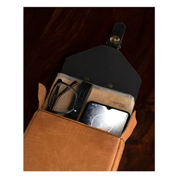cafe 4 racer - Trip Machine Tank pouch tan - Tripmachine Bags 