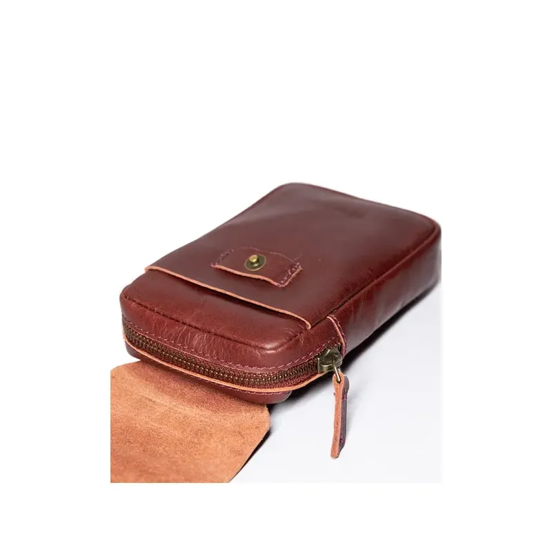 cafe 4 racer - Trip Machine, tank pouch / belt pouch. Cherry red - Tripmachine Tank vaky 