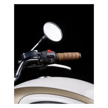 Trip Machine, kožené obaly na řídítka. Tabákově hnědé.
