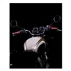 cafe 4 racer - Trip Machine, leather handlebar grip wraps. Cherry red - Tripmachine Grip Wraps 