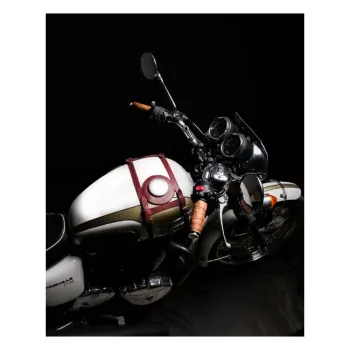 cafe 4 racer - Trip Machine Grips balia perforovaný tabak - Tripmachine Omototávky rukovätí 
