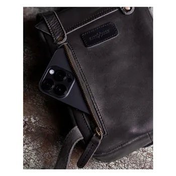 cafe 4 racer - Trip Machine, Thigh bag / leg bag. Black - Tripmachine Bags 