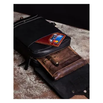 cafe 4 racer - Trip Machine, Thigh bag / leg bag. Black - Tripmachine Bags 