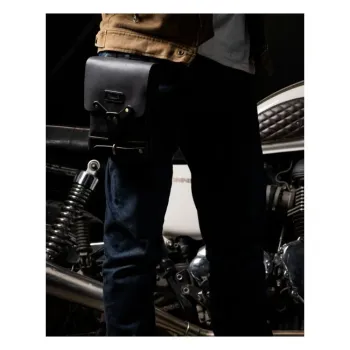 cafe 4 racer - Trip Machine, Thigh bag / leg bag. Black - Tripmachine Bags 