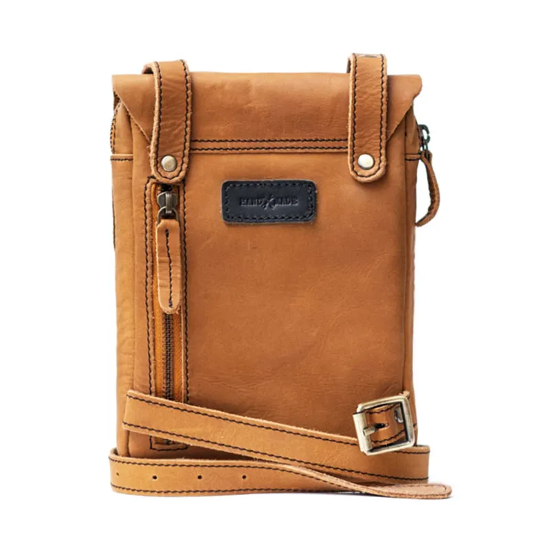 cafe 4 racer - Trip Machine, Thigh bag / leg bag. Tan - Tripmachine Bags 