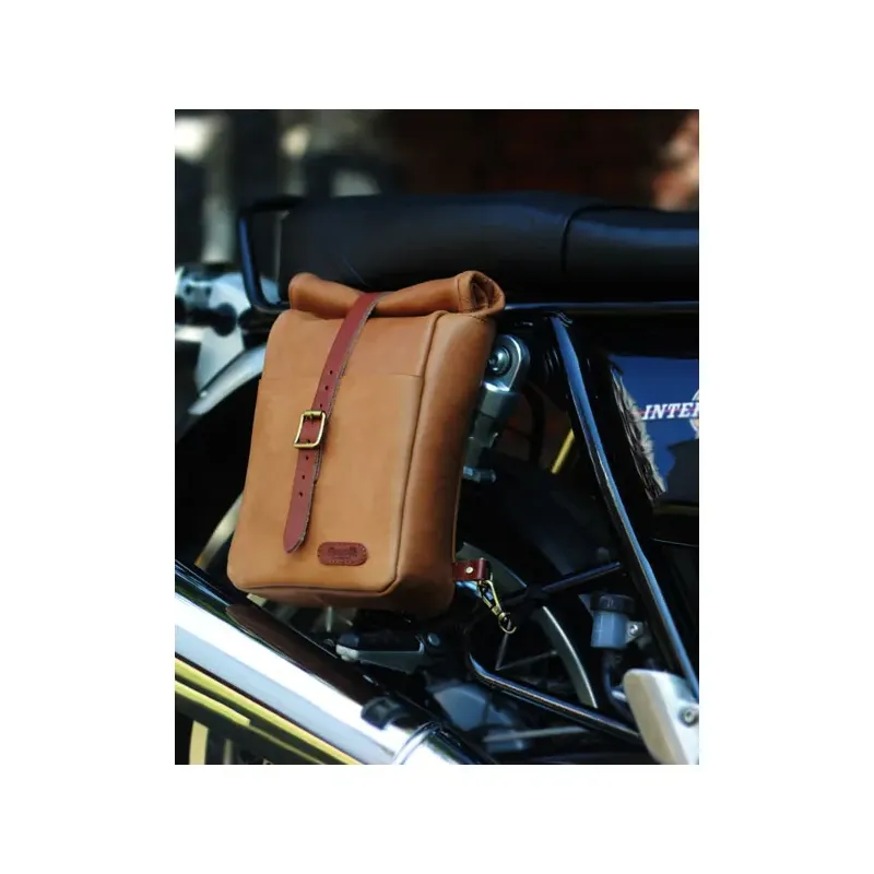 cafe 4 racer - Trip Machine Mini Pannier vintage tan - Tripmachine Tašky 