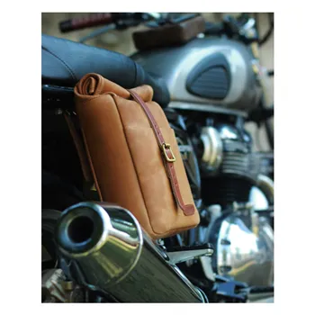 cafe 4 racer - Trip Machine Mini Pannier vintage tan - Tripmachine Tašky 