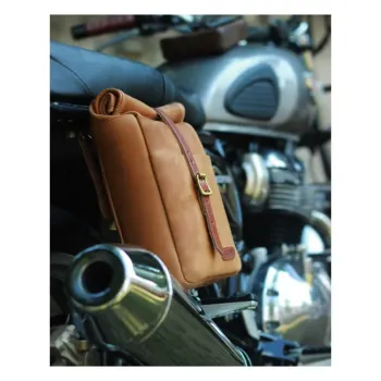 cafe 4 racer - Trip Machine Mini Pannier vintage tan - Tripmachine Tašky 