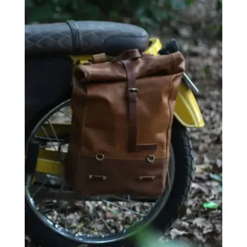 cafe 4 racer - Trip Machine Batohy na kola vintage tan - Tripmachine Tašky 