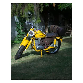 cafe 4 racer - Trip Machine, Vojenská cestovní taška. Tabákově hnědá - Tripmachine Tašky 