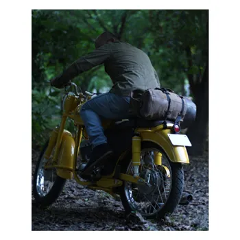cafe 4 racer - Trip Machine, Vojenská cestovní taška. Tabákově hnědá - Tripmachine Tašky 