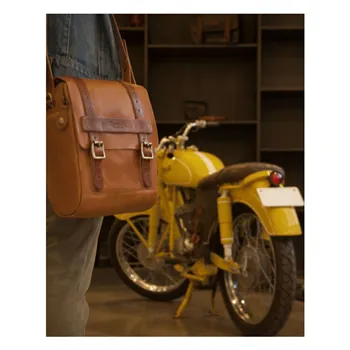 cafe 4 racer - Trip Machine, tank and tail bag. 4.4 liter. Tan - Tripmachine Bags 