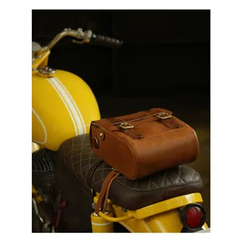 cafe 4 racer - Trip Machine, tank and tail bag. 4.4 liter. Tan - Tripmachine Bags 