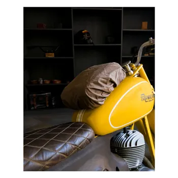 cafe 4 racer - Trip Machine, tank and tail bag. 4.4 liter. Tan - Tripmachine Bags 