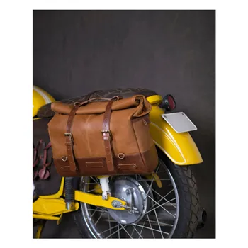 cafe 4 racer - Trip Machine, Outlaw sedlová taška. Vintage Tan - Tripmachine Tašky 