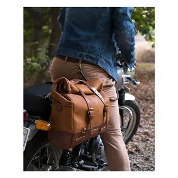 cafe 4 racer - Trip Machine, Outlaw sedlová taška. Vintage Tan - Tripmachine Tašky 