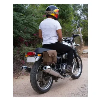 cafe 4 racer - Trip Machine, Poslaňovací taška. Tabákově hnědá - Tripmachine Tašky 