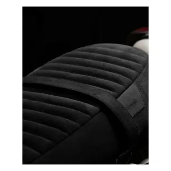 cafe 4 racer - Trip Machine Touring Seat RE Twins černý semiš - Tripmachine ROYAL ENFIELD Interceptor 650 