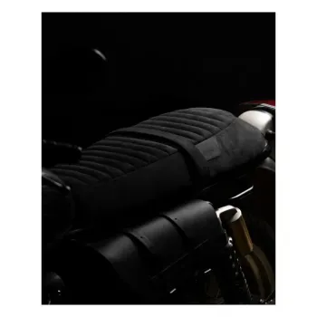 cafe 4 racer - Trip Machine Touring Seat RE Twins černý semiš - Tripmachine ROYAL ENFIELD Interceptor 650 