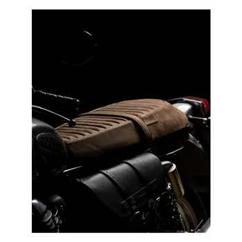 cafe 4 racer - Trip Machine Touring Seat RE Twins tan leather - Tripmachine ROYAL ENFIELD Interceptor 650 