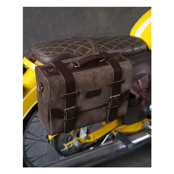 cafe 4 racer - Trip Machine, Warrior sedlová taška. Tabákově hnědá. - Tripmachine Tašky 