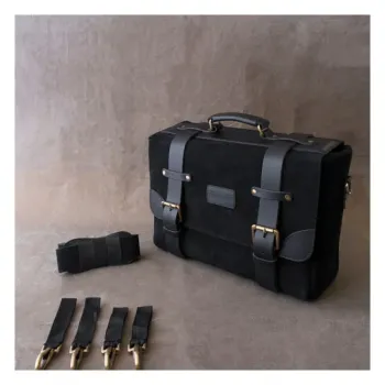cafe 4 racer - Trip Machine, Warrior saddlebag. Black - Tripmachine Bags 