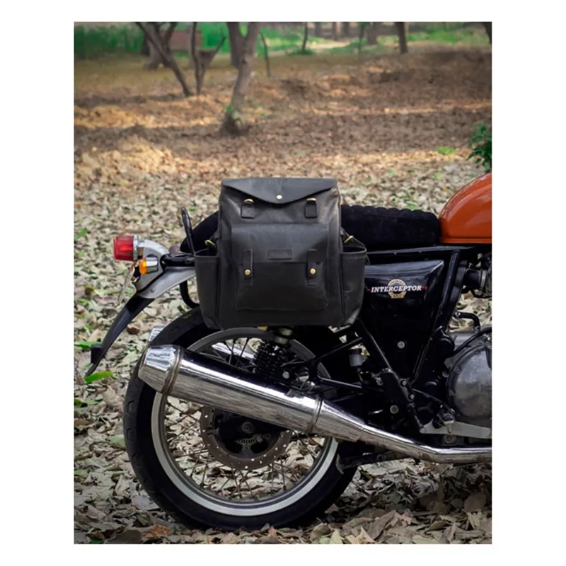 cafe 4 racer - Sedlová brašna Trip Machine Outlander čierna - Tripmachine Tašky 