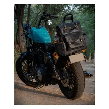 cafe 4 racer - Trip Machine, Outlander sedlová taška. Černá - Tripmachine Tašky 