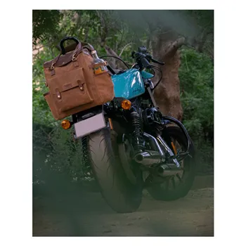 cafe 4 racer - Trip Machine, Outlander sedlová taška. Tabákově hnědá - Tripmachine Tašky 
