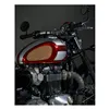 cafe 4 racer - Trip Machine, Diamantový kožený set podložky nádrže na benzín. Tabák - Tripmachine Boční ochranná & Popruhy  nádrže 