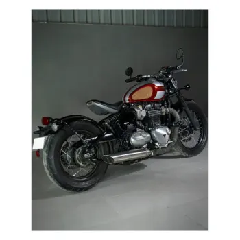 cafe 4 racer - Trip Machine, Diamantový kožený set podložky nádrže na benzín. Tabák - Tripmachine Boční ochranná & Popruhy  nádrže 