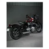 cafe 4 racer - Trip Machine, Classic leather tank pad set. Black - Tripmachine Tank pads & Straps & Stickers 