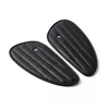 cafe 4 racer - Trip Machine, Classic leather tank pad set. Black - Tripmachine Tank pads & Straps & Stickers 