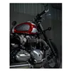 cafe 4 racer - Trip Machine, Classic leather tank pad set. Black - Tripmachine Tank pads & Straps & Stickers 