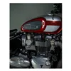 cafe 4 racer - Trip Machine, Classic leather tank pad set. Black - Tripmachine Tank pads & Straps & Stickers 