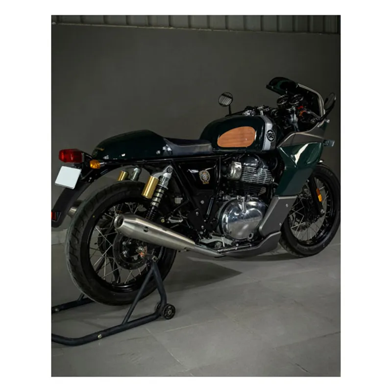cafe 4 racer - Trip Machine, Klasický kožený set nášivek na nádrž. Tabák - Tripmachine Boční ochrana & Popruhy nádrže 