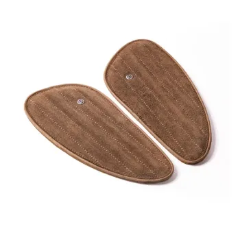 cafe 4 racer - Trip Machine, Mini Classic leather tank pads. Black - Tripmachine Tank pads & Straps & Stickers 