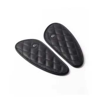 cafe 4 racer - Trip Machine, Mini Diamond tank pads. Černé - Tripmachine Boční ochranná & Popruhy  nádrže 