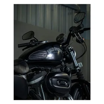 cafe 4 racer - Trip Machine, Mini Classic leather tank pads. Black - Tripmachine Tank pads & Straps & Stickers 