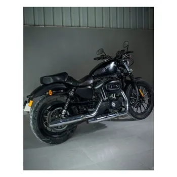 cafe 4 racer - Trip Machine, Mini Classic leather tank pads. Black - Tripmachine Tank pads & Straps & Stickers 